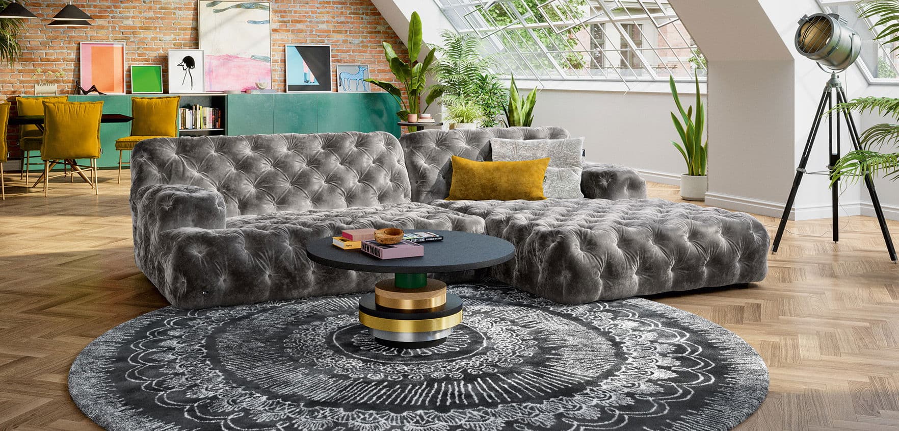 Bretz Austria Sofa Cocoa Island